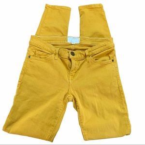 Current/Elliot Yellow skinny Jeans Size 28